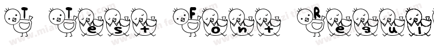 T Test Font Regular字体转换